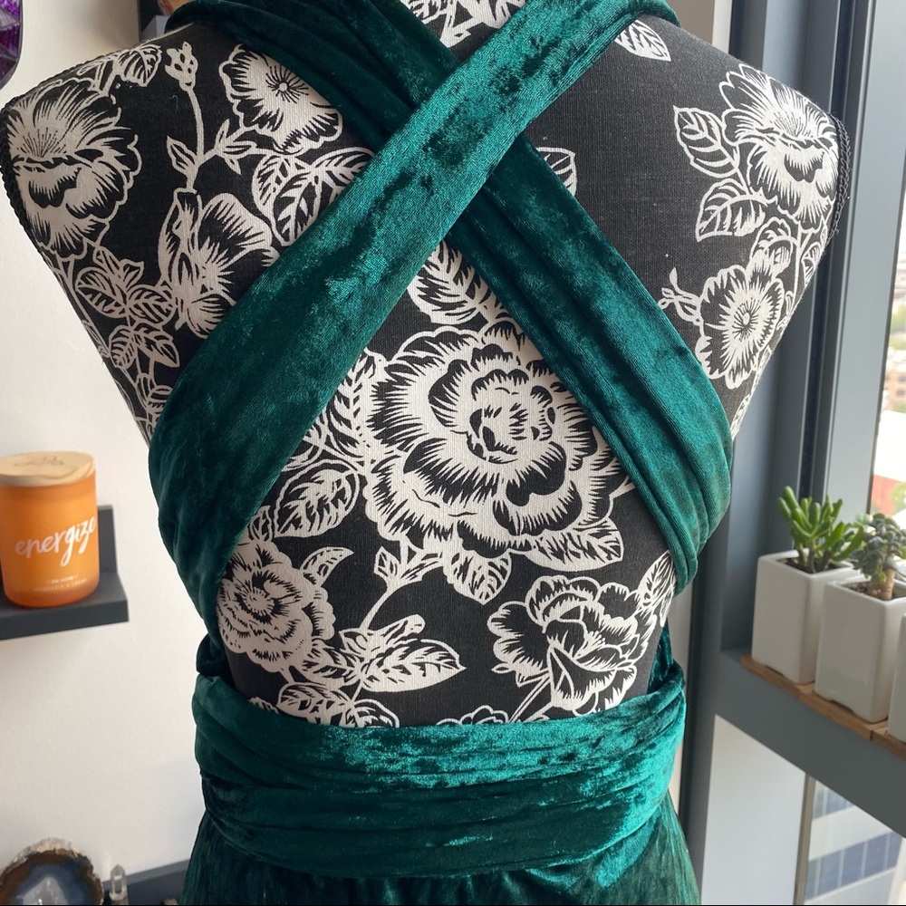 Lulu’s velvet multi-way maxi dress - Picture 3 of 11